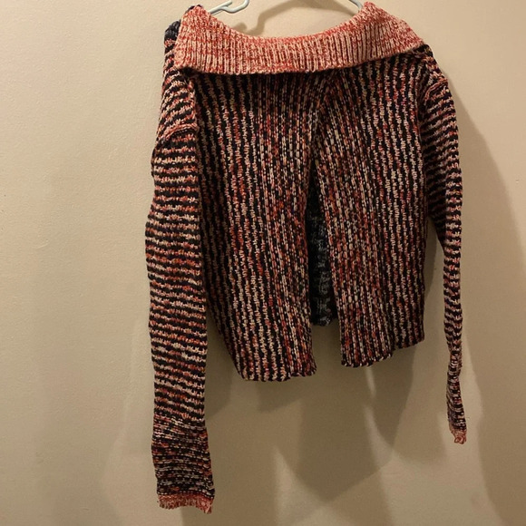 Free People women’s cardigan - knit - wool blend - snap closure - open back - S - Picture 5 of 7